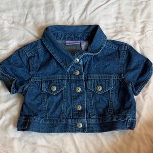5 for $25 Y2K Angel Fish Girls Denim Shirt